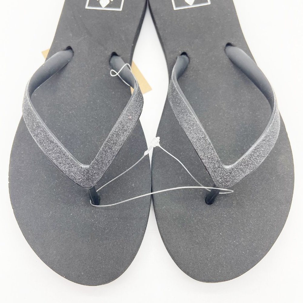 Reef Womens Black Stargazer Flip Flop Sandals Size 5, 10, 11 - Picture 8 of 10